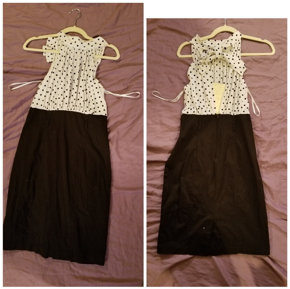 High neck dress